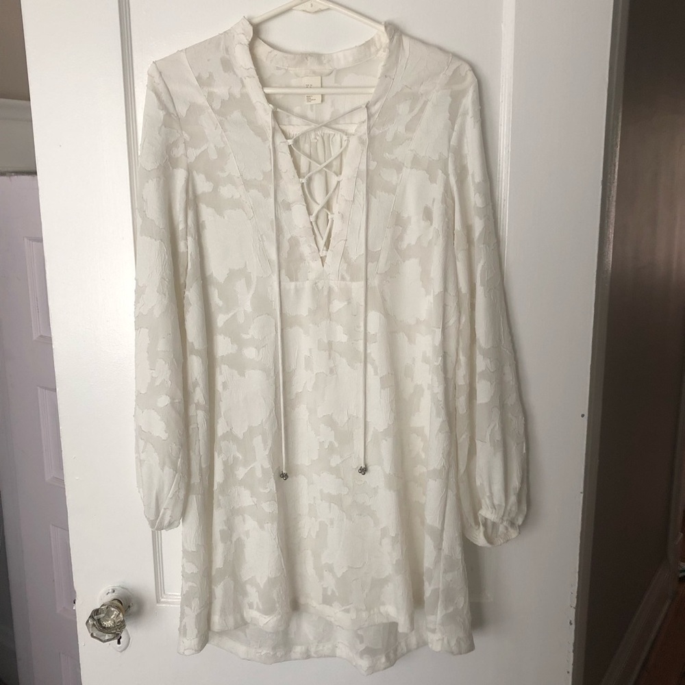 NWOT Neck Long Sleeves Swimsuit Cover Up Dress